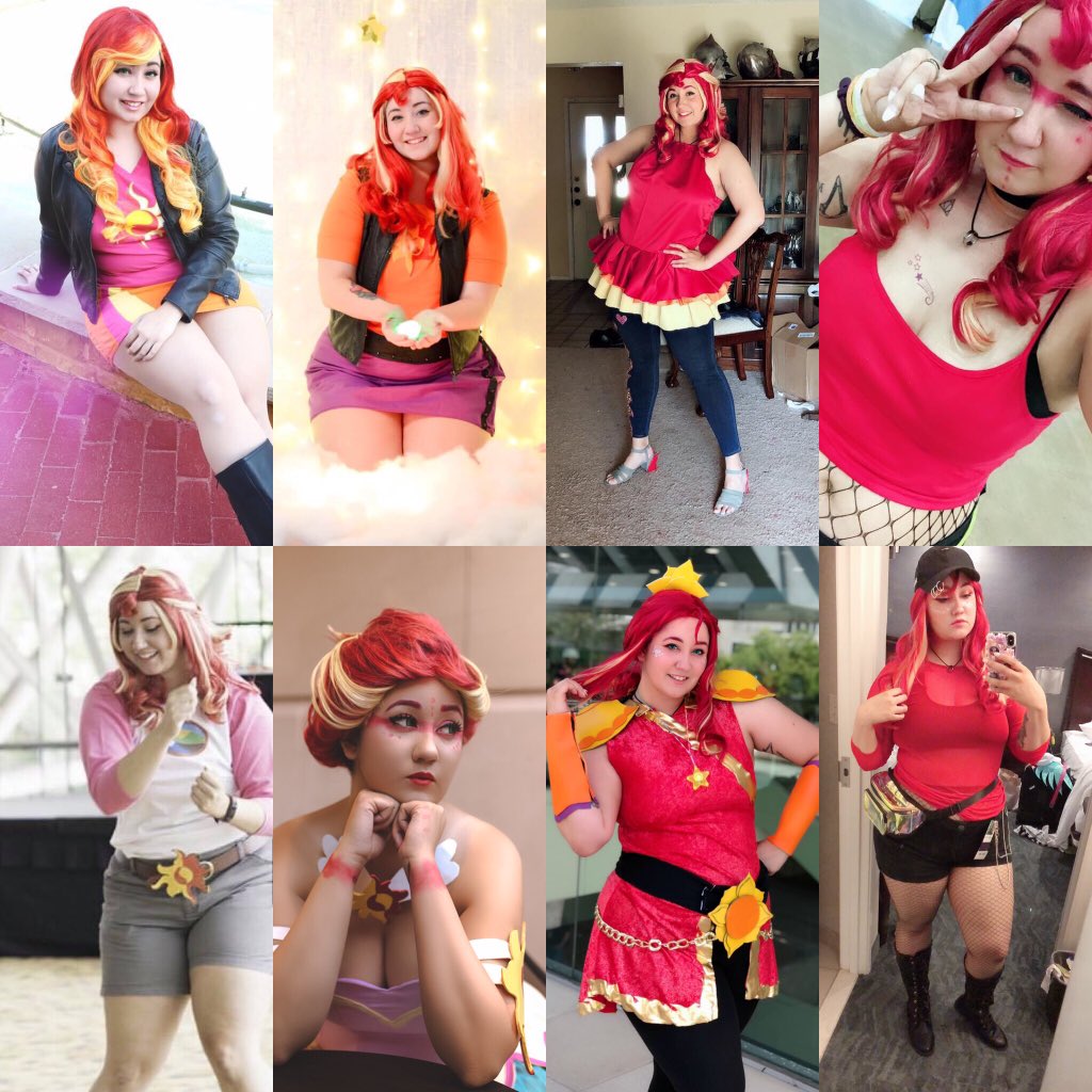 LilacTori's tweet photo. I've cosplayed alot of a Sunset, haven't I? https://t.co/zpECJEoxoW