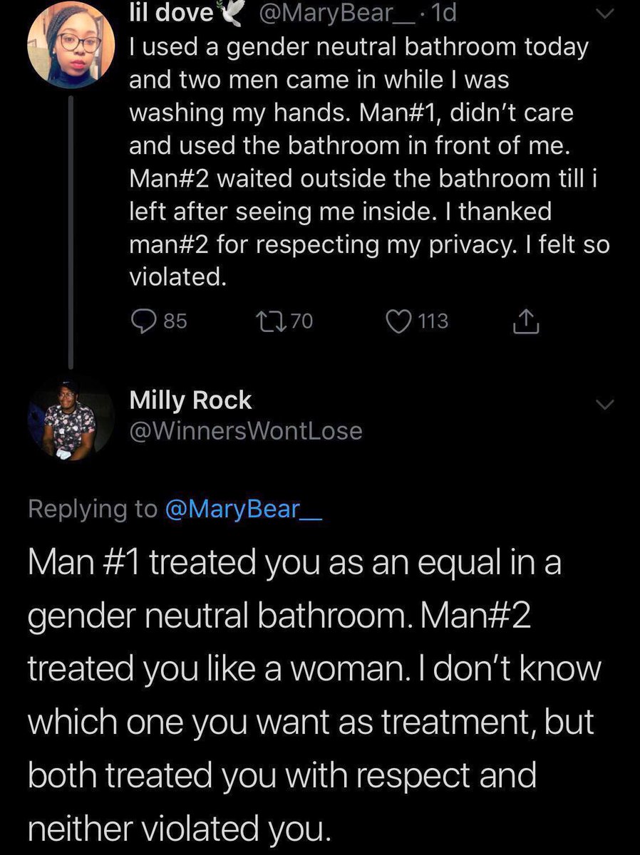 intermatrixnaut's tweet image. @MaryBear__ I agree with @WinnersWontLose , that's what you get for using said bathroom, pick a side