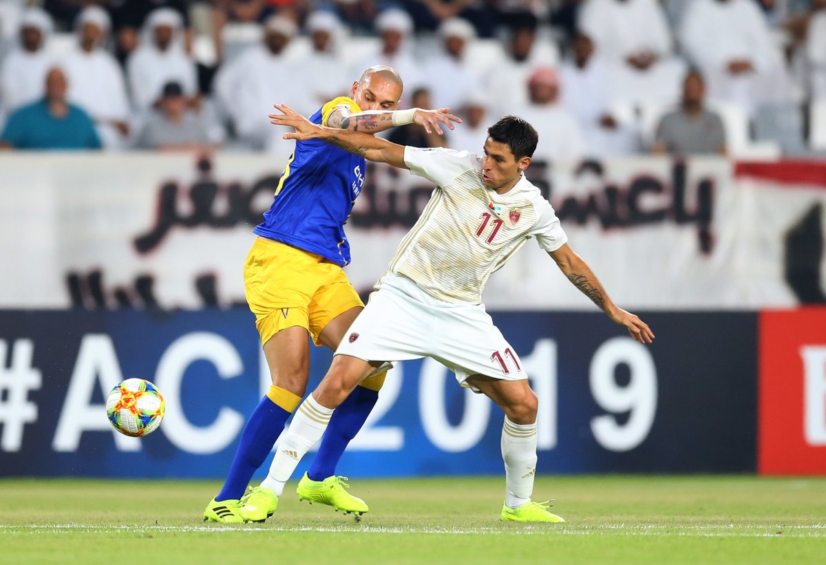 fifacom_ar's tweet photo. نتائج إياب ثمن نهائي #دوري_أبطال_آسيا 🏆
قلب النصر 🇸🇦 تأخره ليفوز بنتيجة3⃣ - 2⃣ على الوحدة 🇦🇪 في أبو ظبي. سجّل للنصر جوليانو دي باولا هدفين وعبدالرزاق حمد الله @AbderrazzakHam3 هدف بينما سجّل محمد برغش وسيباستيان تاجليابو هدفي الوحدة ليتأهل النصر إلى ربع النهائي 💪.
#الوحدة_النصر https://t.co/zw7wTbloNs