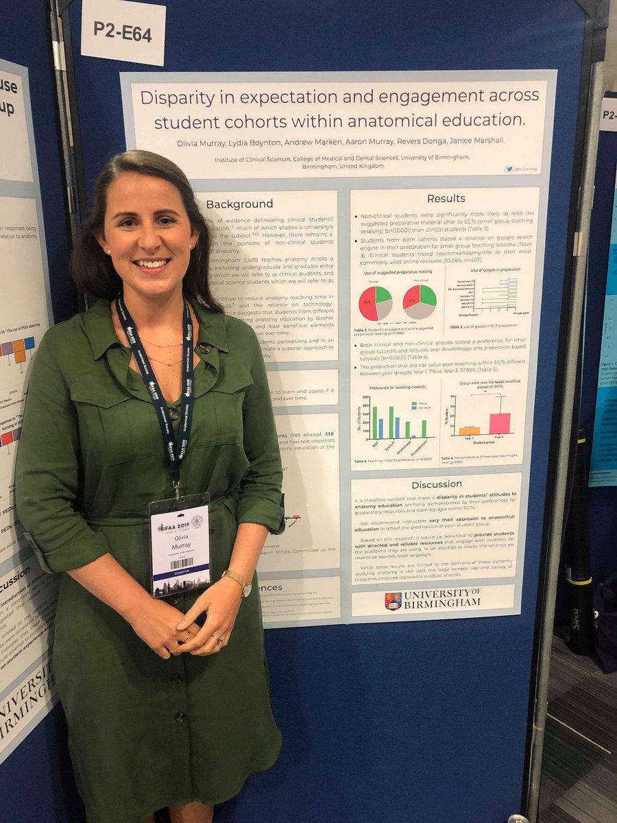 Look mom! I did a thing! 

Much fun was had at #IFAA2019, it’s great to catch up with so many like minded people and re-inspire the dream of great student experience! #anatomy #anatomyeducation #MedEd #studentcentrededucation