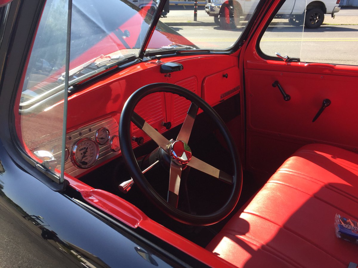 A mean, nasty and cool 1953 Studebaker pickup. #oregon #oregoncity #downtownoregoncity auto parts oregon city #studebaker #hotrod #studebakertruck #oldtruck #oldpickup #vintagepickup #classicpickup #vintagepickups