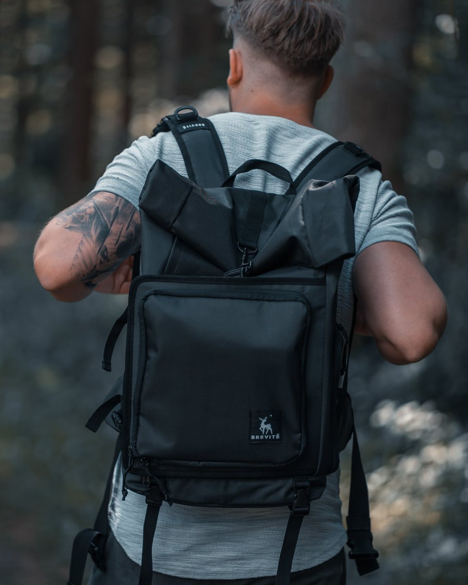 brevite rolltop backpack
