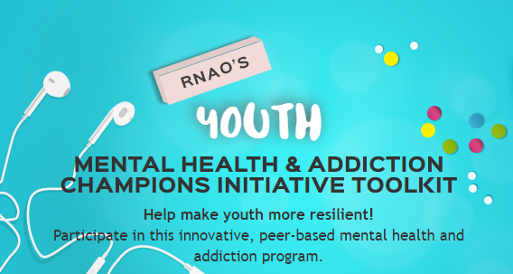 Did you know today is International Youth Day? Celebrate today by checking out our Mental Health &amp; Addiction Champions Initiative Toolkit to learn how to empower youth champions. ymhac.rnao.ca