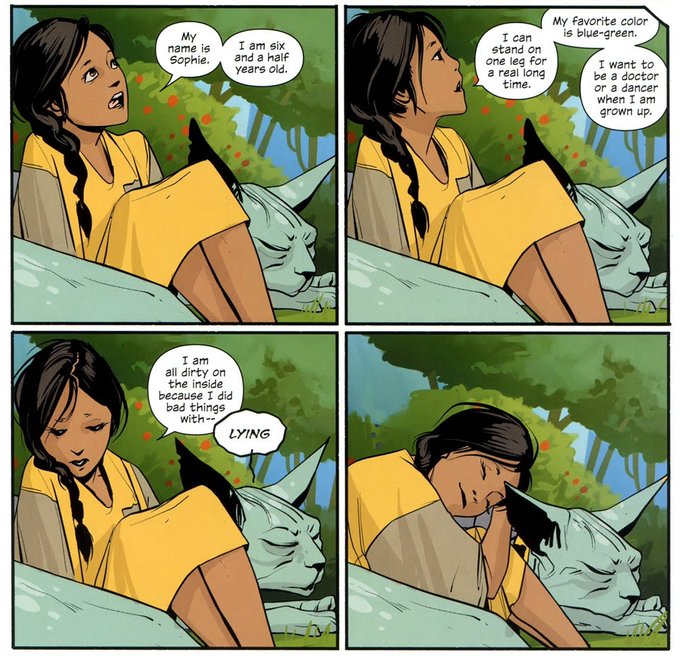 @zaceubank There's a lot from Saga I could put down, but it's hard when they keep trying to rip my heart out of my goddamn chest. 