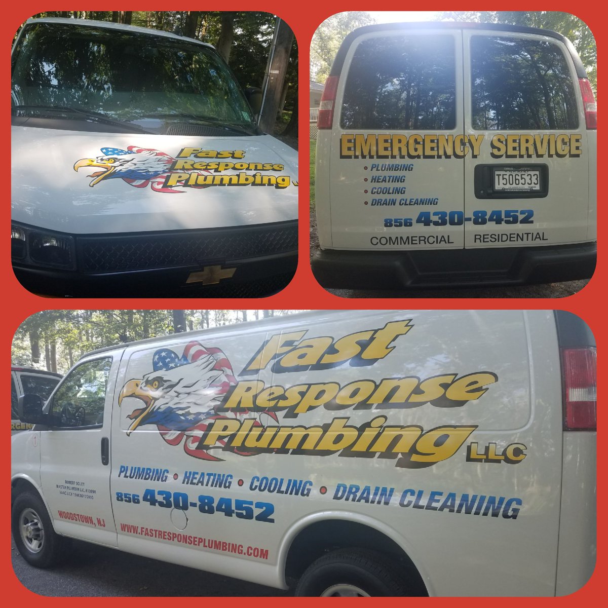 FRPLLC's tweet image. As always @designerwraps did an excellent job lettering our #ChevyExpress! Time to get this baby on the road.
@chevrolet @ChevyTrucks 
#sjplumbing #sjhvac #VeteranOwnedBusiness