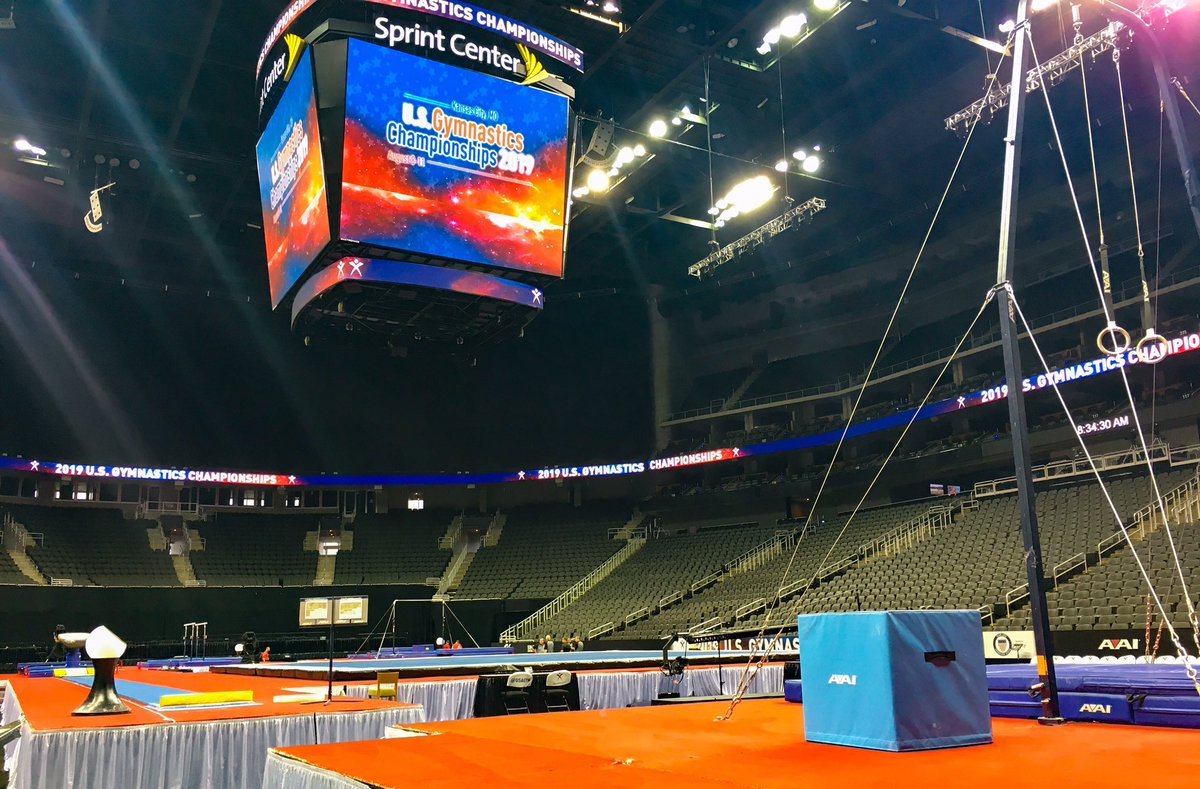 Dr. John Alm had the opportunity to serve on the medical staff at the USA Gymnastics Championships this past week in Kansas City.  #AAPMR #rehab #physiatry #AAP