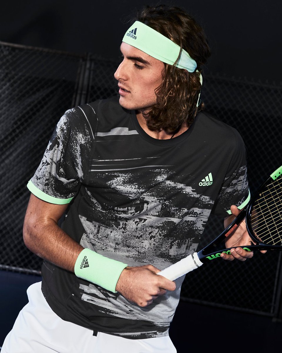 adidas tennis shirt tsitsipas