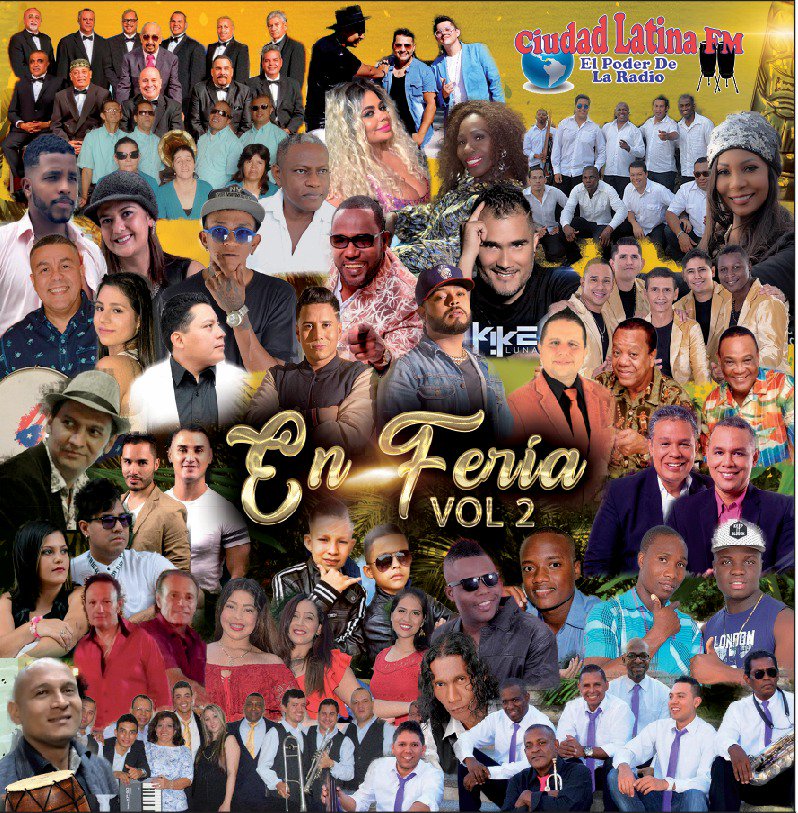 ivegaprod's tweet image. La Sonora Ponceña, Álvaro Granobles , Yeye Alegría,Claudia La Gitana , Luz Dary , Edd López y Cholo Rosario en.variado en.la 
Feria de Cali 2018 con Ciudad Latina FM
#Pubicidad @ivegaprod en colaboracion con ciudad latina FM de Cali y Nueva York