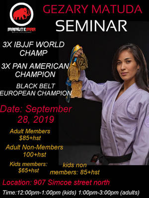 Mamute_Maa's tweet photo. Spots are still available!!

Call now at (647) 648-1662 to reserve!

#durhamregion #bjj #seminars #ajax #oshawa https://t.co/1omJYoeKBY