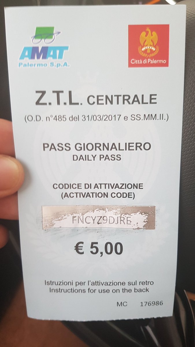 princeHago's tweet photo. ringraziamo il sindaco e tutto il @ComunePalermo per averci permesso di raggiungere il porto alla modica cifra di 5€ transitando in una ztl attiva dalle 8 alle 20, chissà se è stata messa a posta per spilurcare soldi ai turisti ignari che devono rientrare...addié Palermo https://t.co/EMgLFvAjaw