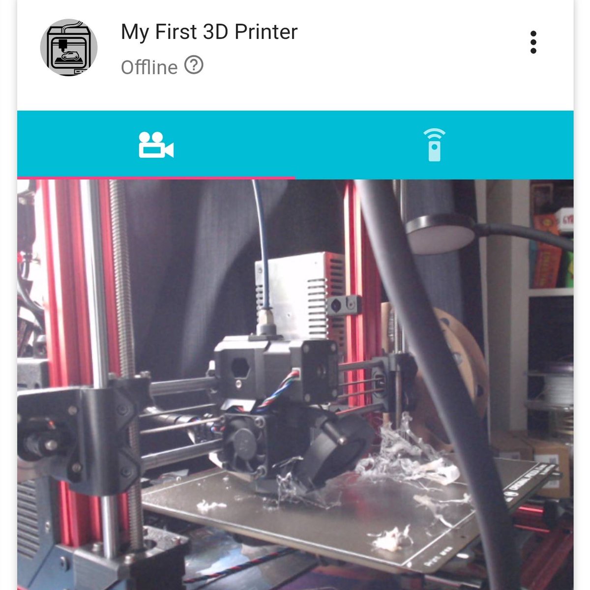 311props's tweet image. Always stay for the first layer. Repeat after me always stay for the first layer. #3dprinting #failedprint #mess #stayforthefirstlayer