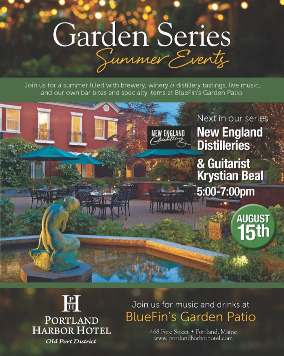 BlueFinPortland's tweet image. Join us this Thursday for our Summer Garden Series at BlueFin North Atlantic Seafood Patio.