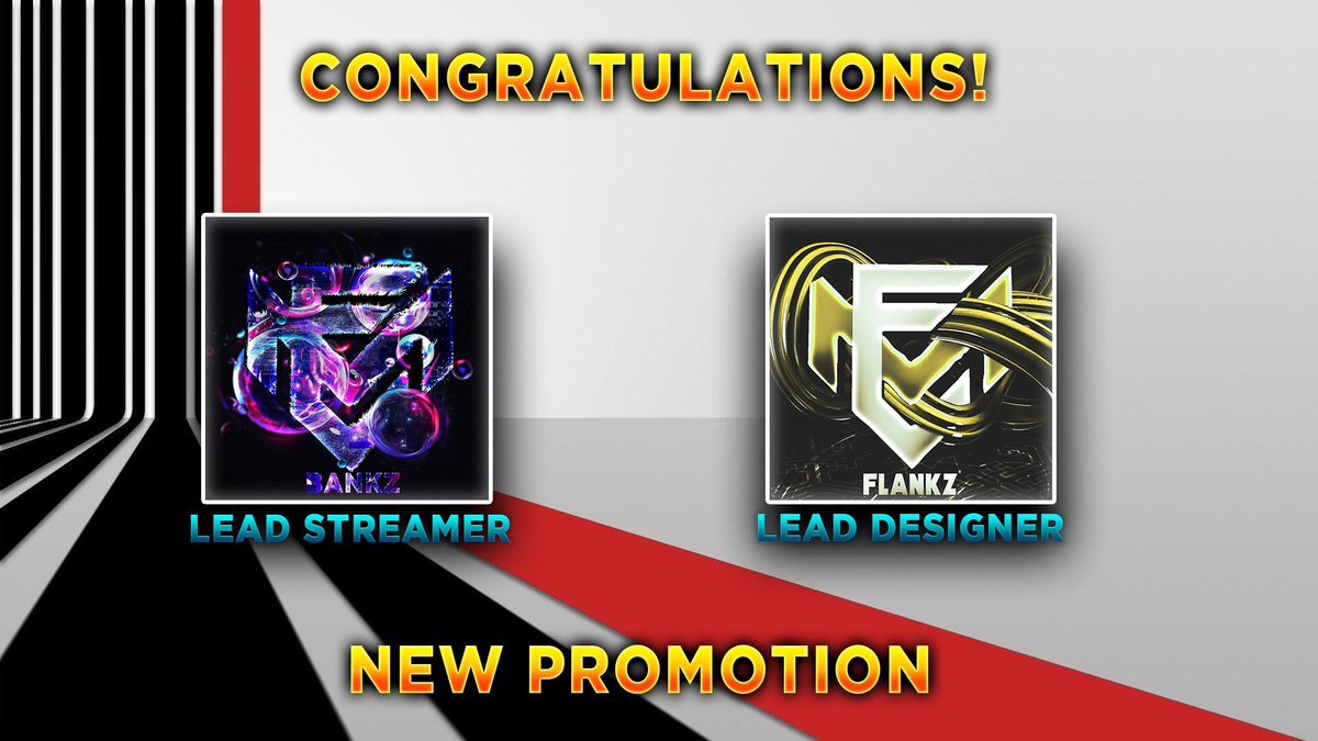 FearMotive's tweet image. Please congratulate @ToniiBankz and @FlankzDesigns on being promoted! Who’s interested in joining us?👀 #FearMotive