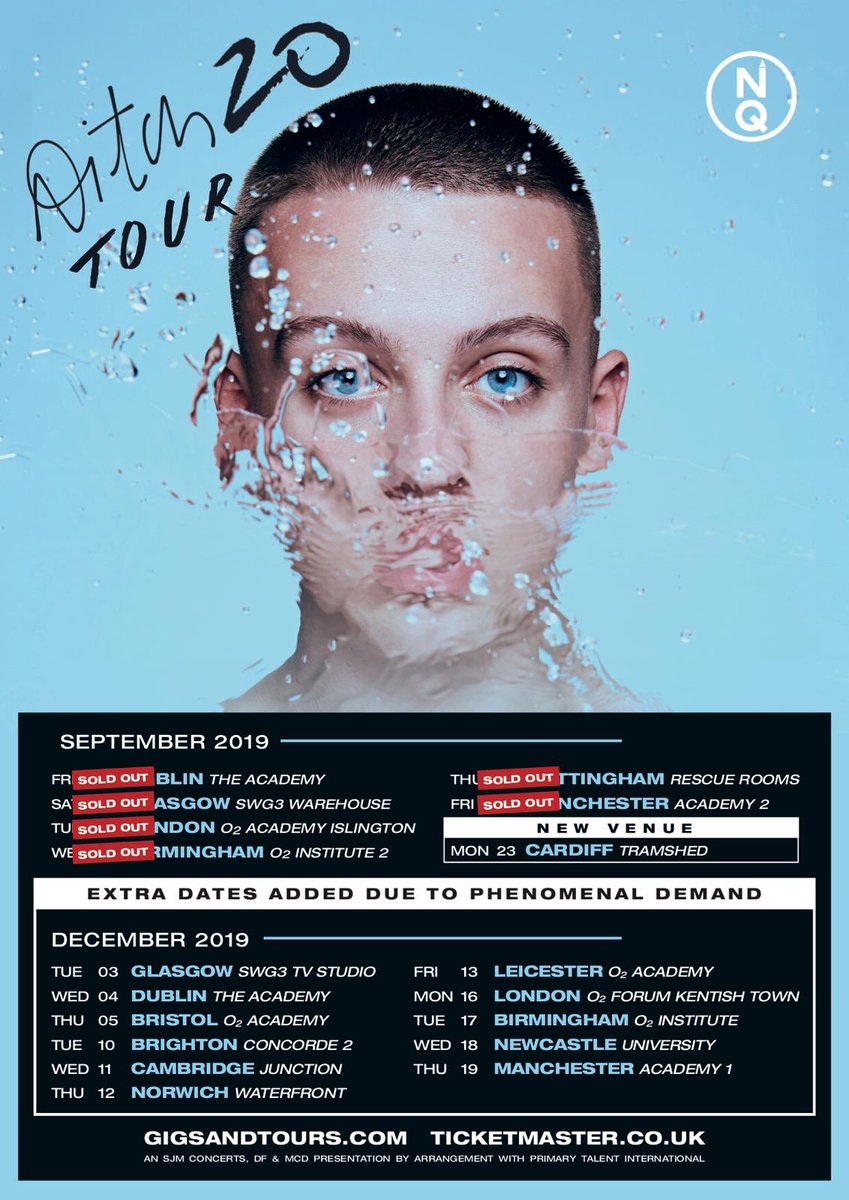 Due to high demand we are extended the #Aitch20Tour in December! 

On Friday it will be General Sale on first come first serve basis‼️ But here’s the Artist Pre-sale Link - smarturl.it/Aitch20TourPre…
