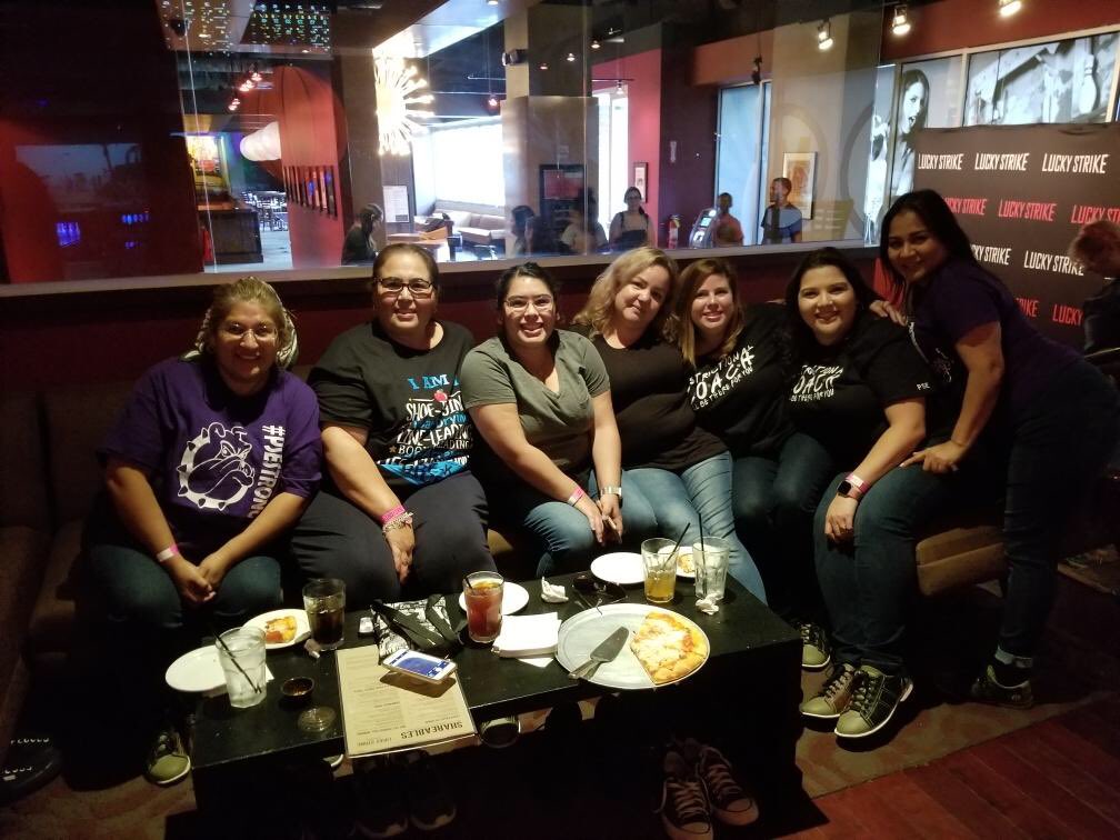 JMoranCIC's tweet photo. PSE teambuilding at Lucky Strike.  What a great way to start the year!! 💜 my PSE family!  #PSEStrong https://t.co/Y87H8oYxiw