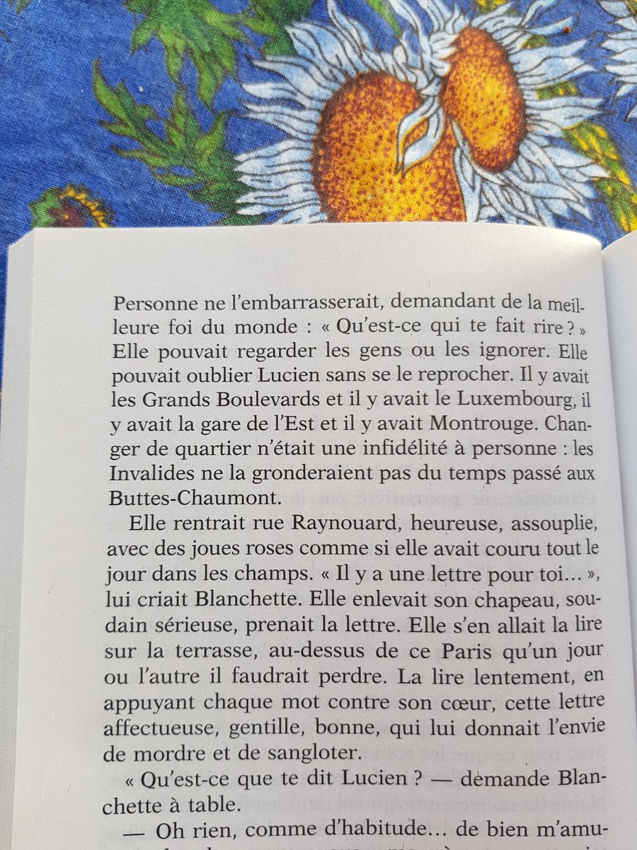 Suite de l'extrait d'"Aurélien", du génie Aragon : "Merveille de Paris. Ne plus penser. Ne plus se sentir courbée par la bonté, par la pitié."