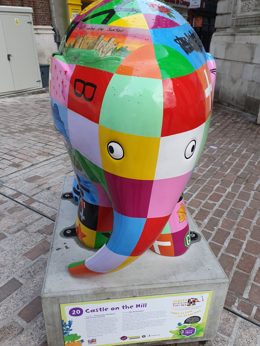 WalkPub's tweet photo. Mr Ed Sheeran @edsheeran must love this one #castleonthehill #elmer #ElmerSuffolk19 https://t.co/bSww1PW7e7