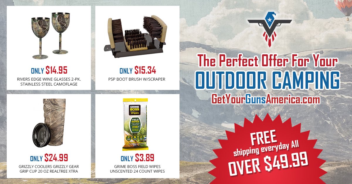 gygamerica's tweet image. Looking for the best hiking &amp;amp; camping gear of 2019? Keep it really basic. Discover all the coolest camping gadgets and unique camping products in our online store. #getyourgunsamerica #wineglasses #bootbrush #glass #gear #wipes #camping #hiking #gadgets #online #store #usa