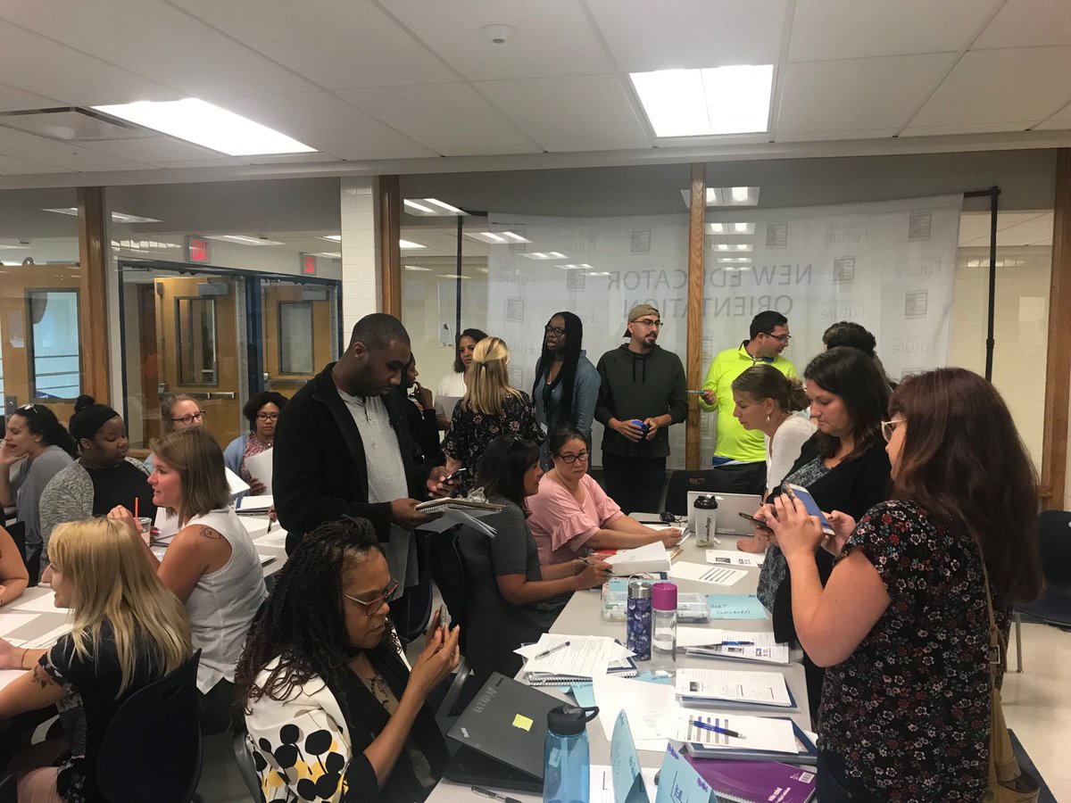 ⁦<a href="/SyracuseSchools/">Syracuse City School</a>⁩ New Staff get to know one another by school. Building Relationships #scsdsuccess