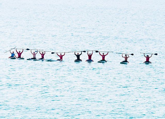 Raise your paddle if you love to #SUP! ⁠🤙🏼
⁠⠀
⁠⠀
#standuppaddleboard #capefearpaddleboard #wrightsvillebeach #northcarolina