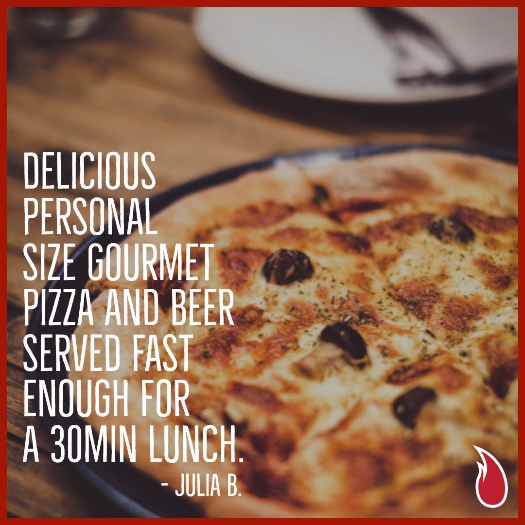 SmokinOakPizza's tweet photo. Thank you for the kind words Julia! At Smokin' Oak Wood-Fired Pizza, we understand your limited lunch time, and we strive to get you in, fed and back to work as fast as we can! Stop in today for a quality lunch that won't leave you hungry! 😎🕛❤🍕

#lunchtime #whattoeat #hungry https://t.co/7jV1xvM9h3
