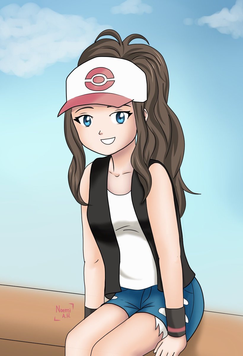 draws_noemi's tweet photo. Dibujo de Touko de Pokemon 🐻
Lo hice para un reto semanal de una pagina en Facebook 🍁
#Pokemon #fanart https://t.co/SSxpLyqkIp
