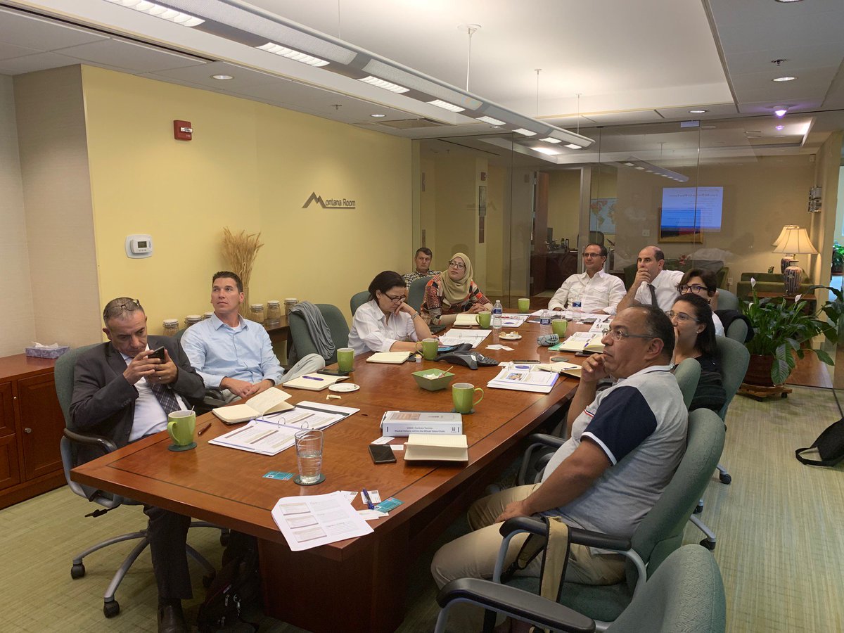 wheatworld's tweet photo. NAWG CEO @CGoule and Federal Government Representative @craigberning were pleased to speak to fellows from @USDA's Cochran Fellowship Program today! Organized by @uswheatassoc, the agenda focused on Tunisia market reform within the wheat value chain. https://t.co/uqsrVSUaap