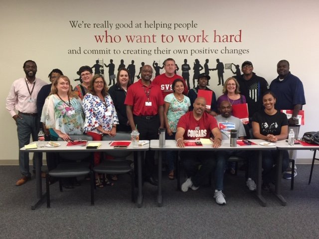 Staff from the Saginaw Probation Office information sharing and building relationships with MI-Works! 
#MIWorks