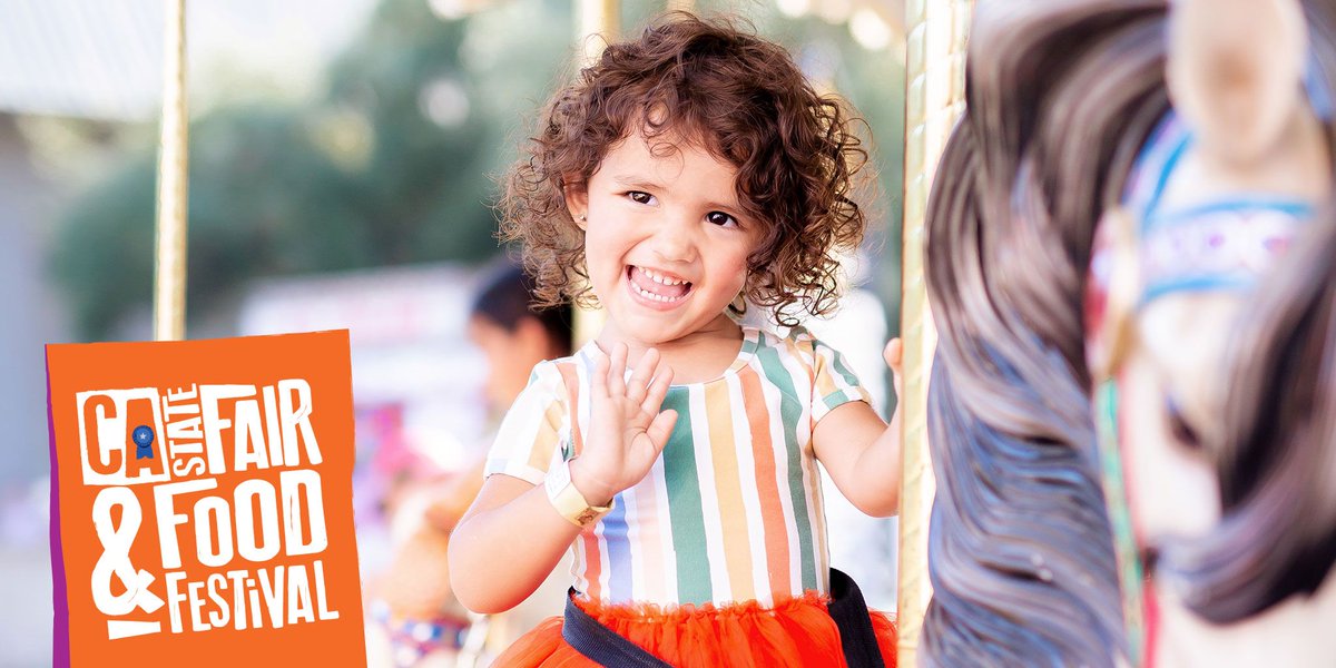 CAStateFair's tweet image. Happy #NationalYouthDay. Got any cute pics of your Kiddos enjoying the #CAStateFair? Tag 'em with #ShareTheFair and you could be featured on our page! Thanks for the picture @mrs.galloway