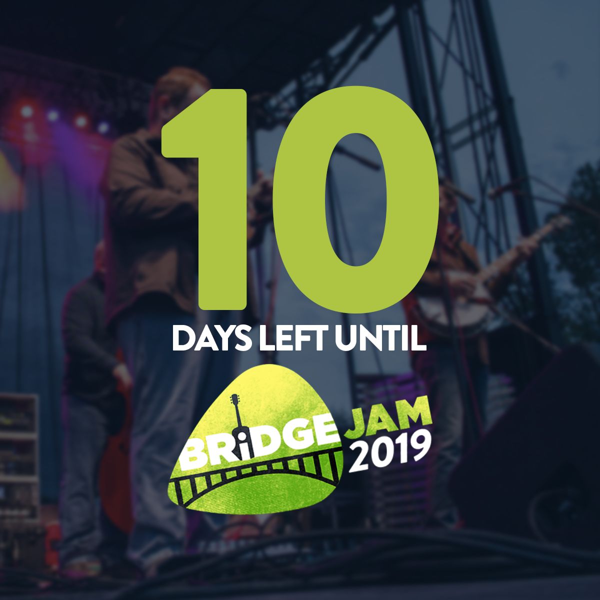 We're only 10 days away from the 5th annual Bridge Jam and we're too excited to be back on the Cascade Festival Grounds in beautiful Fayetteville, WV!

Tickets---> buff.ly/2JZ8kyB