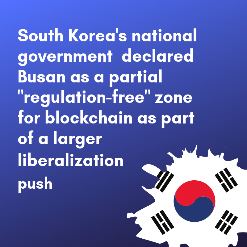 OfficialOrnus's tweet photo. South Korea now has a "regulation-free zone" for blockchain! 

#cryptocurrency #crypto #cryptotrading #cryptomining #cryptolife #cryptoworld #cryptoinvestor #bitcoin #bitcoinnews #cryptonews #bitcoinmining #bitcoinexchange #investing #sharecrypto #crytocurrencytips #bitcointips https://t.co/M0oEbA7lfa