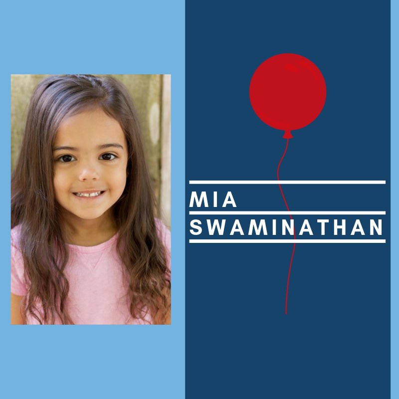 Proud to announce that 6 y/o Mia SwamiNathan will be playing the role of Girl! She began acting in commercials and has voiced the role of Heather in the cartoon series Corn &amp; Peg, along with other voice roles on the upcoming television series, Blues Clues and Elenor Wonders Why.