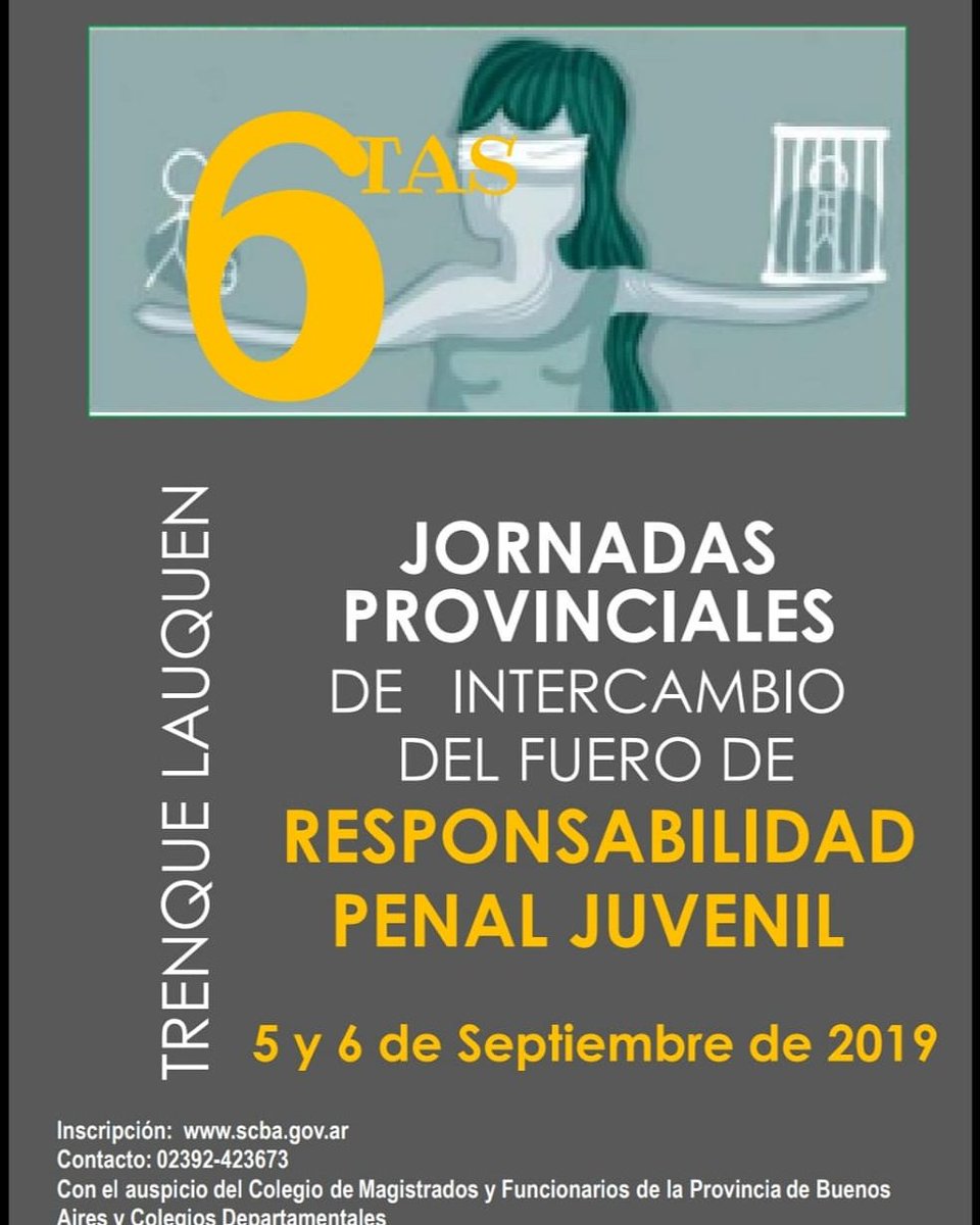 ajunafARG's tweet photo. 📆[Agenda]✍
👉5 y 6 de septiembre.
📚 Jornadas Provinciales de Intercambio del Fuero de Responsabilidad Penal Juvenil.
#jornadas #responsabilidadpenal  #juvenil #ajunaf 
@JuezJimenez , @litoabregu , @RodrigoMorabito https://t.co/2ewYHh9slk