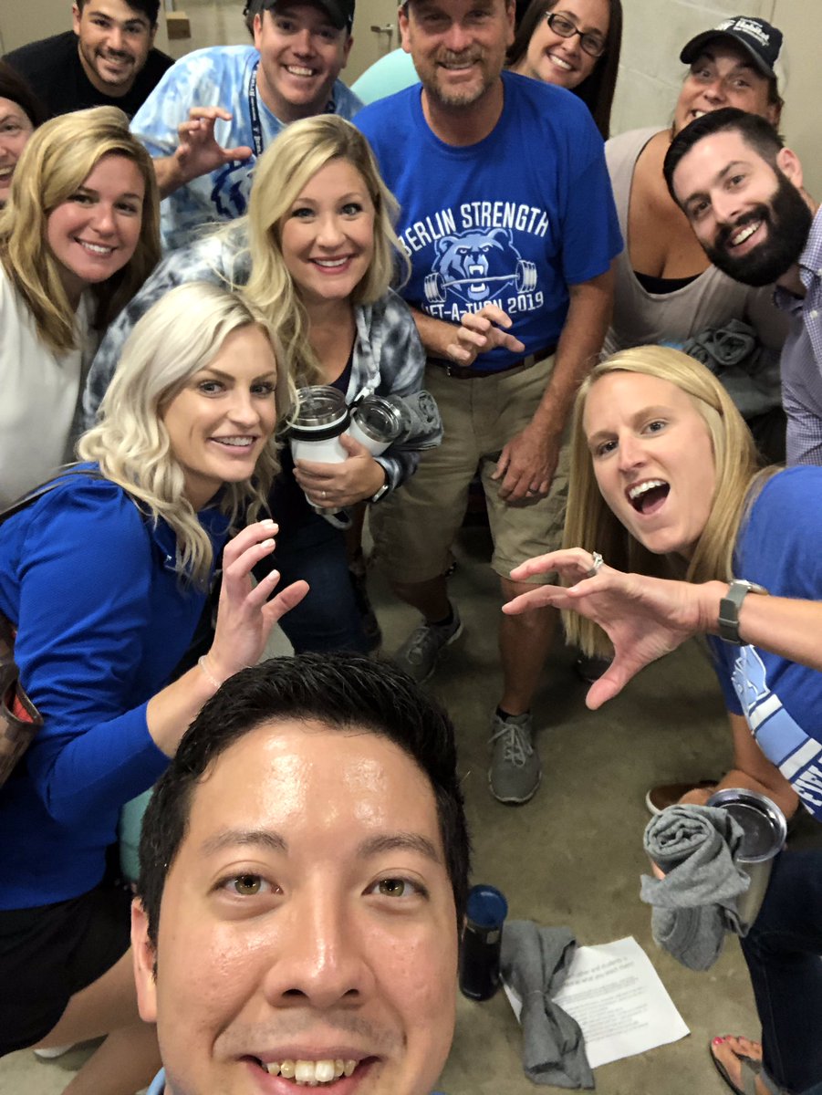 Todd_spinner's tweet photo. What a great morning with the staff of OBHS!  It awesome to have everyone back in the building and welcome new members into the Bear family!  #family🐻
@OlentangySD @BerlinBears_SS @berlinbears2020 @OBHS2021 @obhsclassof22 @ObhsStudent @OBHSBoosters https://t.co/rXBvD7bQt3