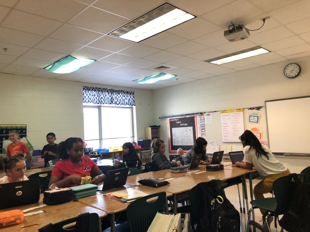 Jessie85269972's tweet photo. Indoor recess... perfect ending to a long... but amazing first day! 😊 @CedarForestES #wolfpride #firstday2019SCPS https://t.co/R1qOj99IUw
