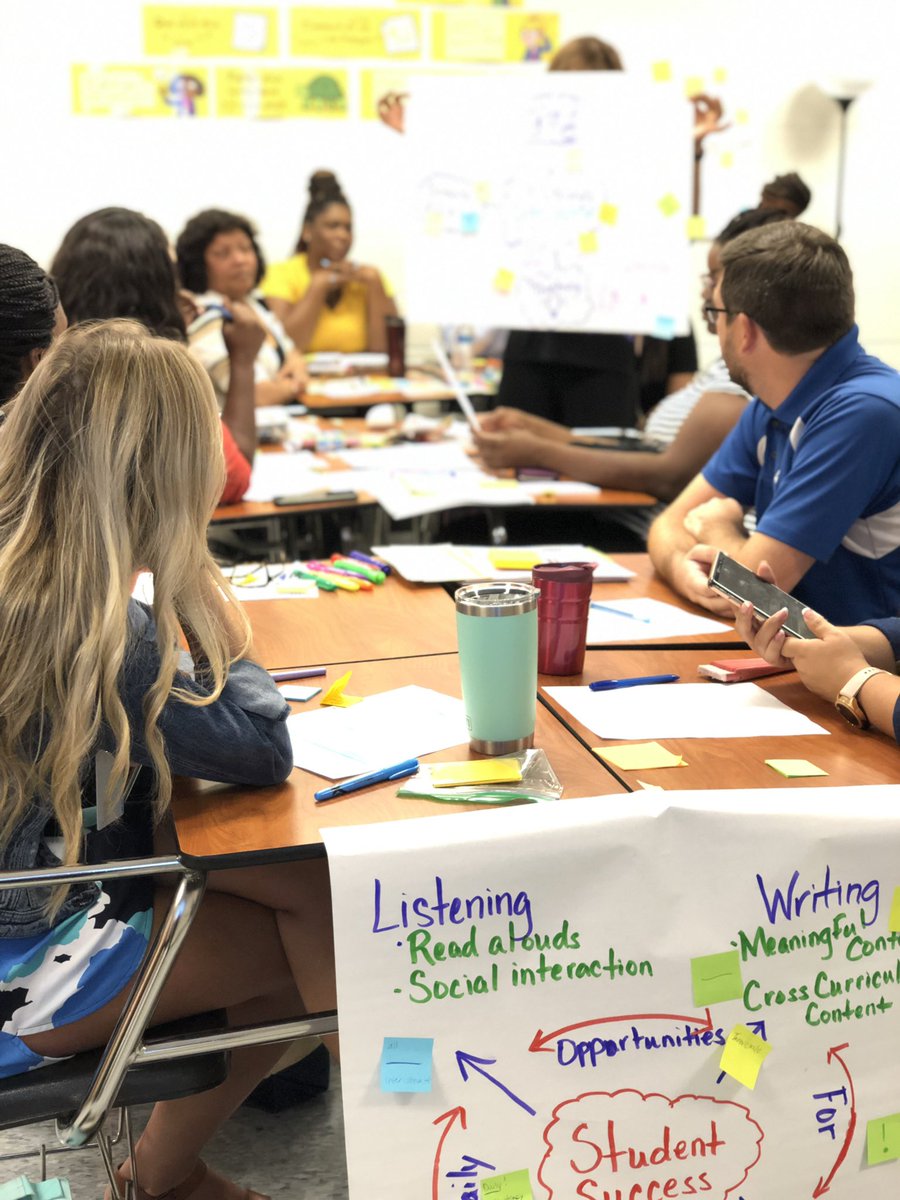 PrincipalTisby's tweet photo. What structures can teachers implement to ensure that students are participating in all language modes ?
Our teachers are intentionally integrating the new strands #WeAreAldineELA #WeAreAldine #703isLit https://t.co/P962rRBQXW