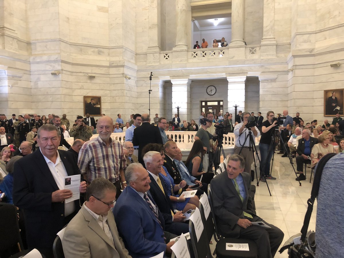 Congratulations  to my good friend, Lt. Gov. Tim Griffin, for his military promotion today at the Captiol.