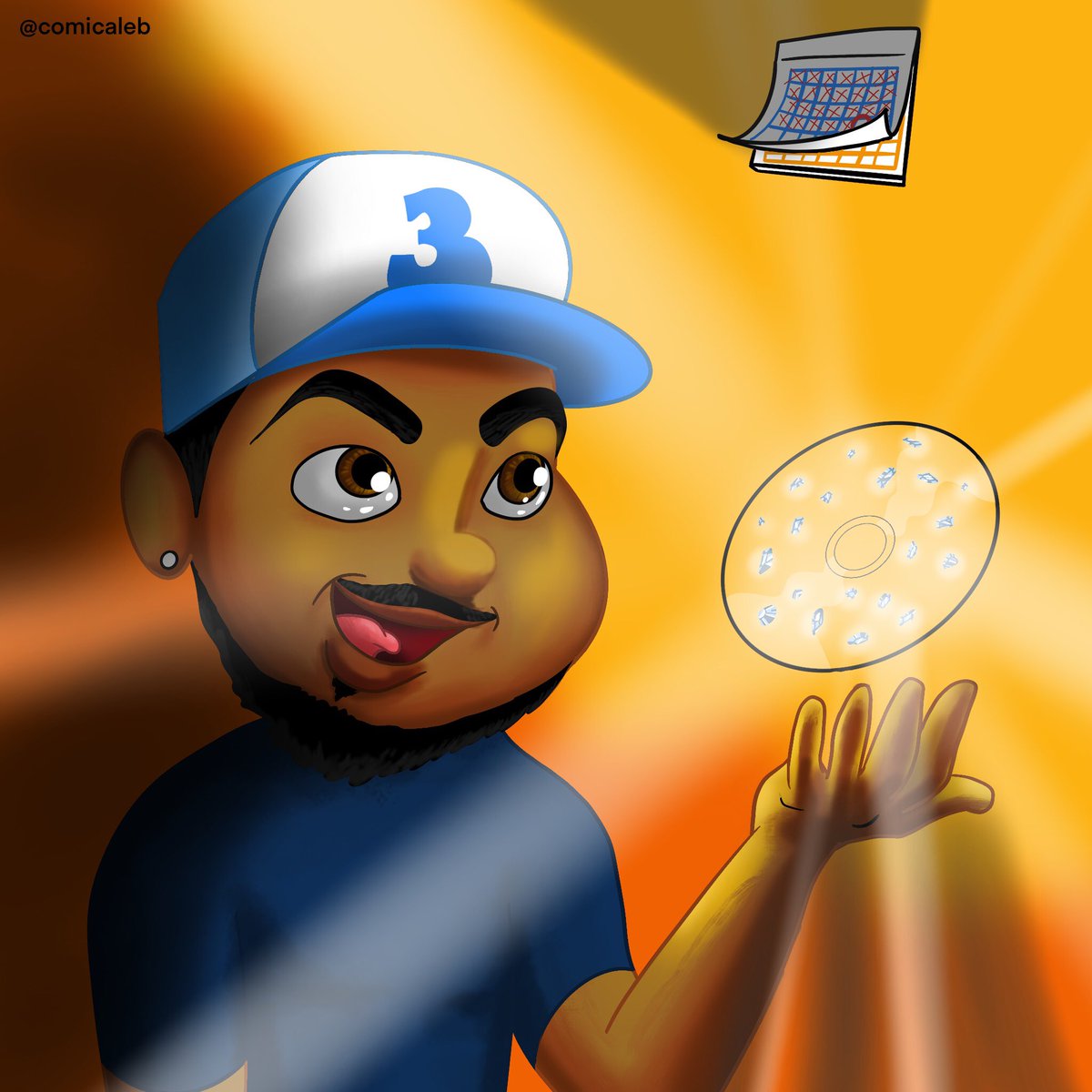 ComiCaleb's tweet photo. AND WE BACK! #ChanceTheRapper #fanart #comicaleb https://t.co/Dgr9F1igg7