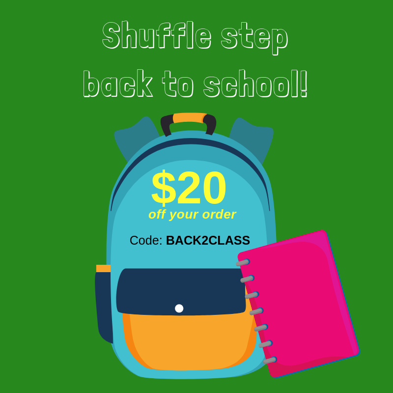 TerrenceTaps's tweet image. Shuffle step back to school with $20 off your portable tap floor order! tapfloor.com
#tapdance #tapfloor #backtoschool