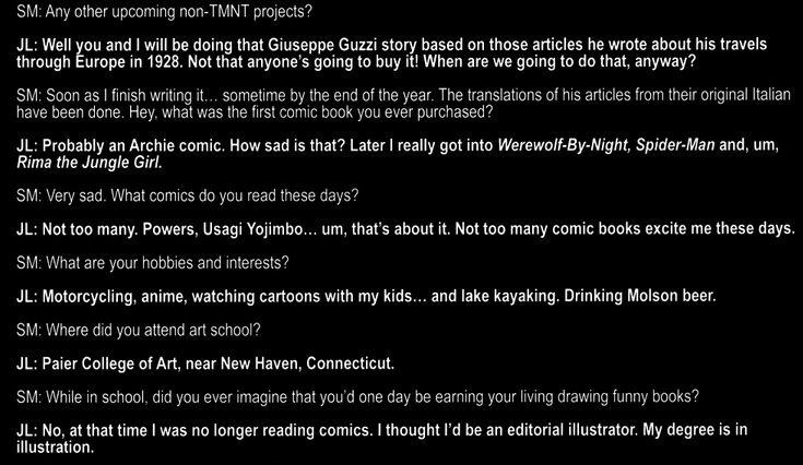 oh cool, the actual issue comes with an interview with Lawson by Mirage editor Steve Murphy.