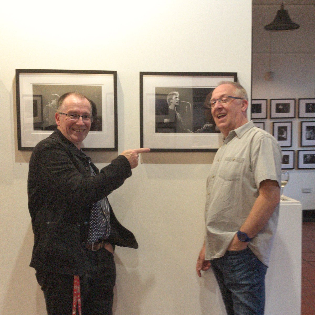 Bill Simpson, the Skids original and current bass player with his photo from 40 years ago on display at <a href="/FireStnCreative/">FireStationCreative</a> Dunfermline.
79 photos from 1979 unseen since then
<a href="/ScotsPostPunk/">Scottish Post-Punk</a>