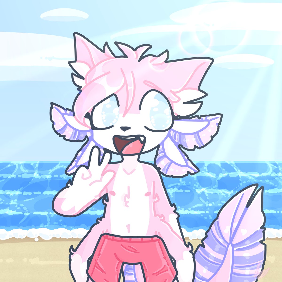 _Lorey_'s tweet photo. yes summer is almost over and I'm making a drawing related to summmer just now
Lorey © me

#myart #digitalart #MediBangPaint #fursona #summer https://t.co/El1h9ADLJo
