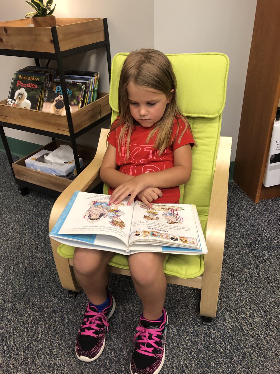 Did you know everyone is a reader!? We LOVE how even our youngest students read the pictures!