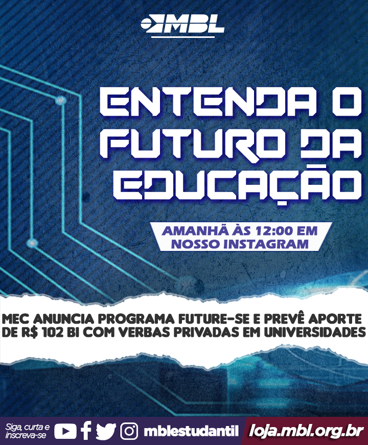 MBLestudantil's tweet photo. Confira amanhã às 12:00 em nosso Instagram! @mblestudantil https://t.co/2C558TdQ3z