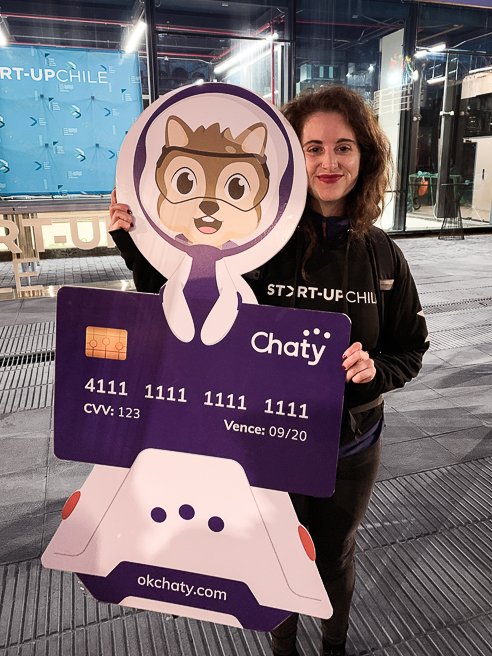 okchaty's tweet photo. @okchaty  estuvo presente en el Demo Day final de @startupchile . Agradecidos por ser parte de este grandioso momento. 

#StartUpChile #Startupvertex #DemoDay #Chaty https://t.co/S7pnzxWqST