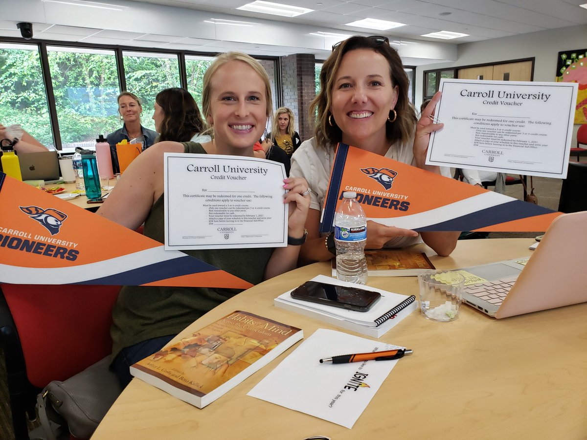 I had a great day with amazing educators at Ignite!! ❤ <a href="/CounselEdwards/">EdwardsSchoolCounsel</a> <a href="/CarrollUEduDept/">CarrollU Edu Dept</a> @sarahskretta <a href="/blg0416/">Bryn Grosskopf</a> <a href="/RAD4teaching/">RoseAnn Donovan</a> @kramerkathy <a href="/Randerson__/">Becky Anderson</a> <a href="/TilqueMolly/">Molly Tilque</a> #BeHereBeYouBelong #CUIgnite2019 #MentalSpaDay