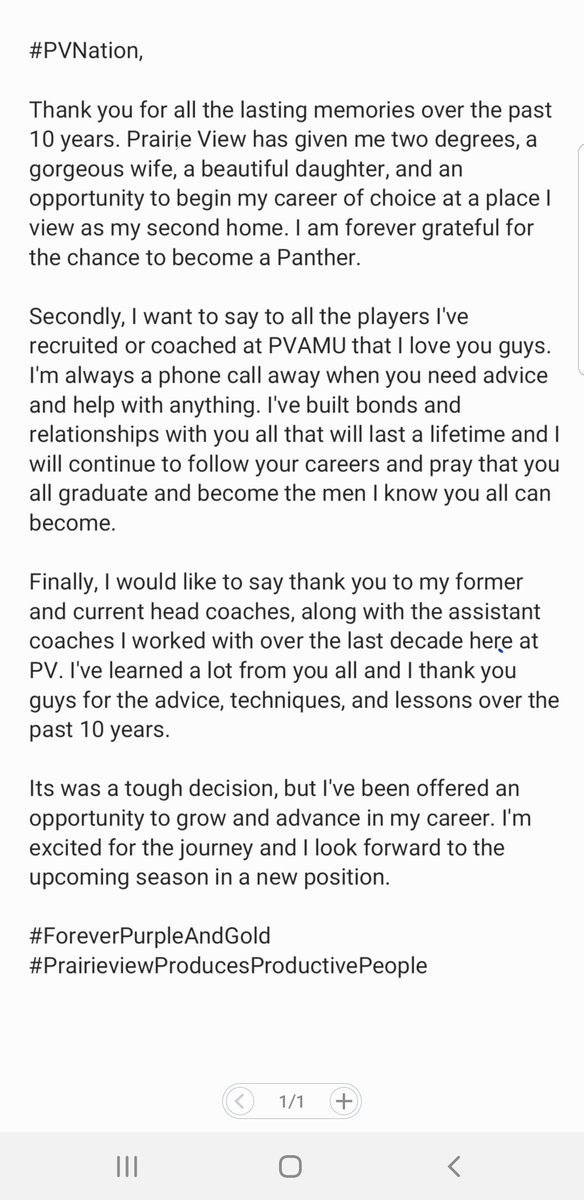 CoachBlack_QB's tweet photo. Thank you #PVNation... I enjoyed every second!! https://t.co/KHw2cfmz8M