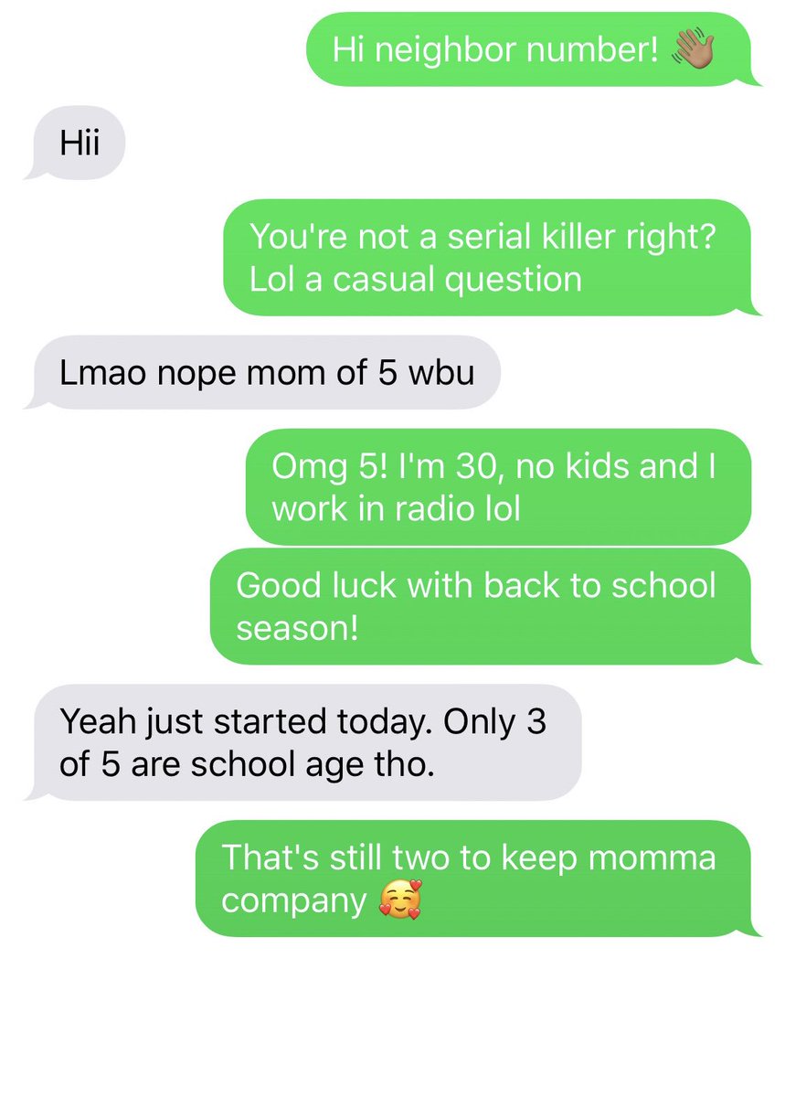 CatalinaOnAir's tweet image. My #numberneighbor is a mom with 5 kids and does not have time for my shenanigans 😂
