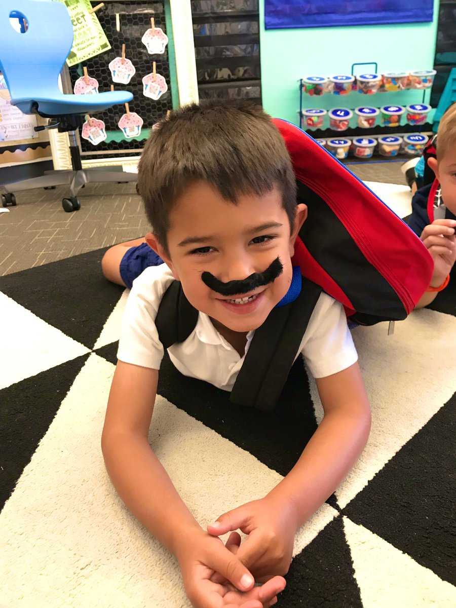 mrs_ricekinder's tweet image. Day 1 of Alphabet Bootcamp in kindergarten: Mm is for mustache! #WCSJoyfulLearning