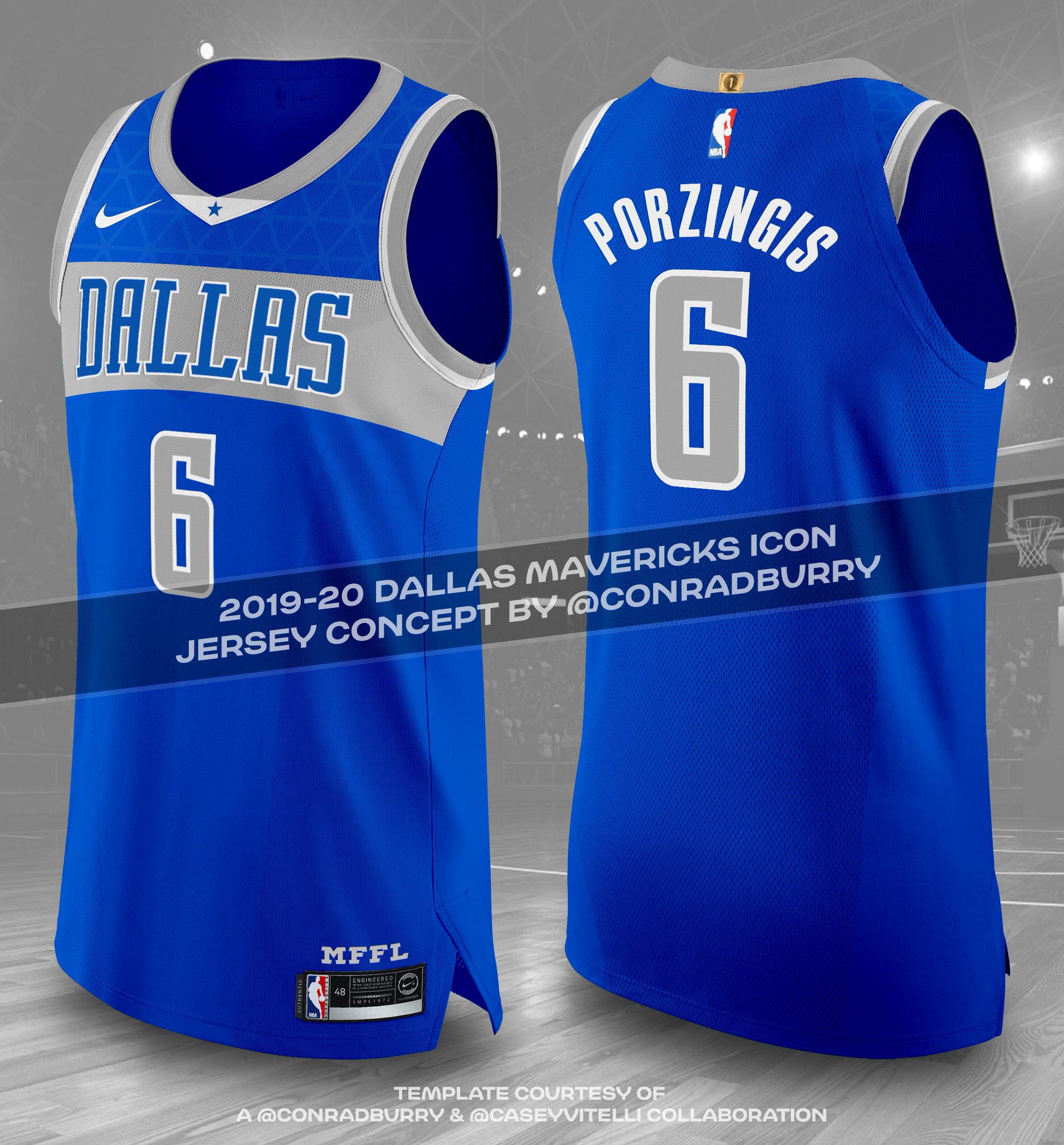 A designer made these cool NBA concept jerseys 🏀 (via conradburry/Twitter)